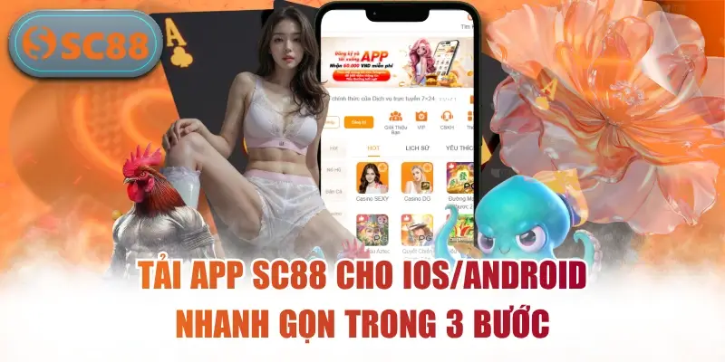Tải App SC88 – Trải Nghiệm Cá Cược Mọi Lúc Mọi Nơi.